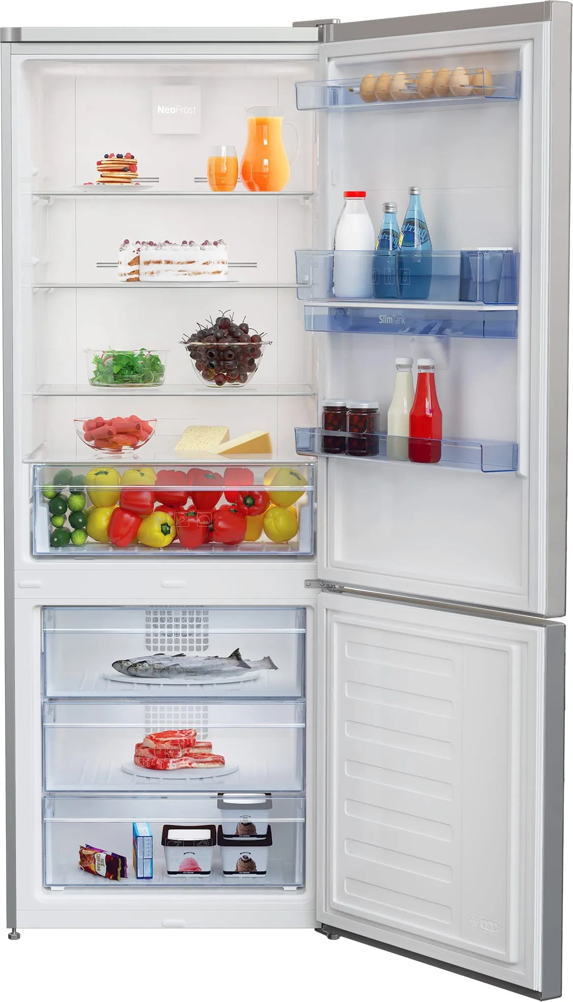 Frigorifero- BEKO RCNE560E40DSN - Classe E / NO FROST - SILVER
