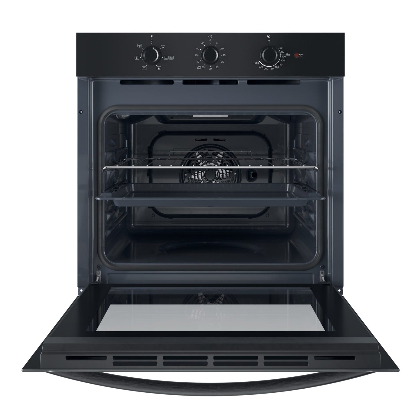 Forno da incasso - INDESIT IO235HB - 66LT MULTI6 A NERO 3MANOPOLE IDROLITICO