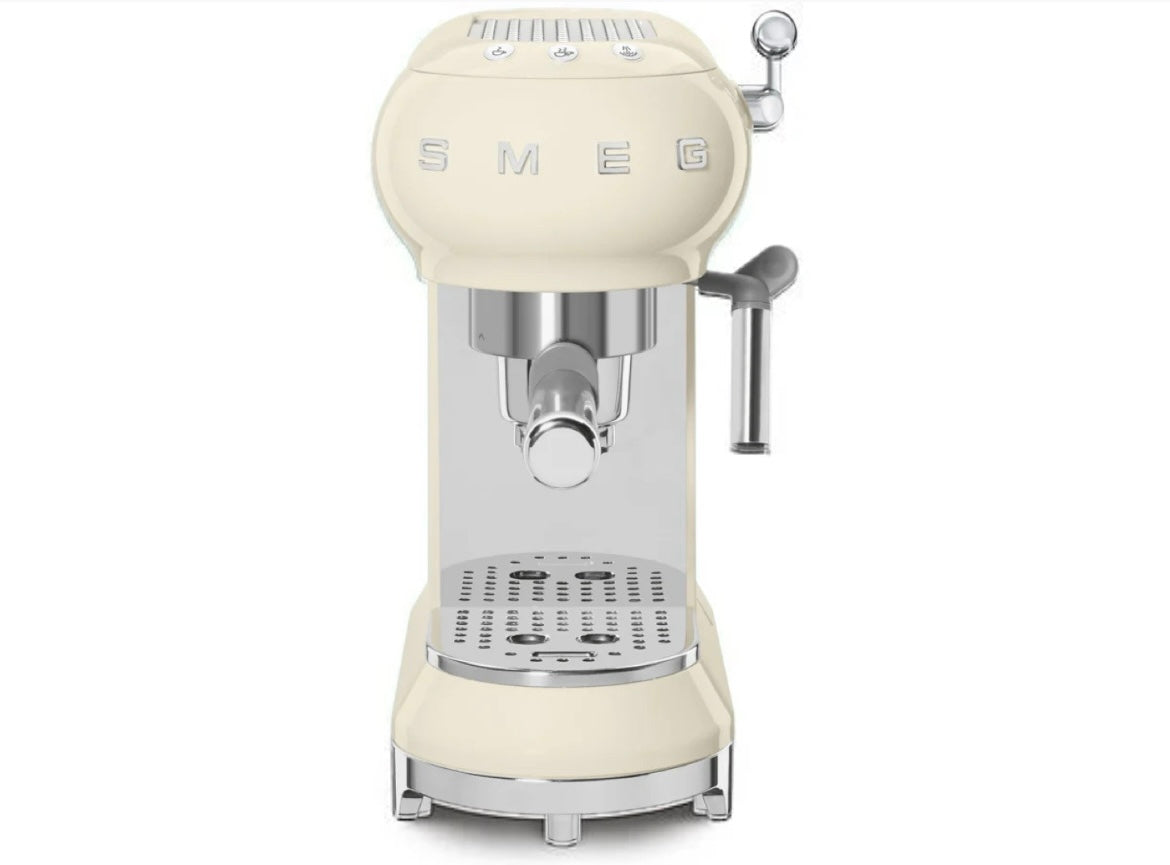 MACCHINA CAFFÉ SMEG ECF01CREU, 1350 W, PANNA