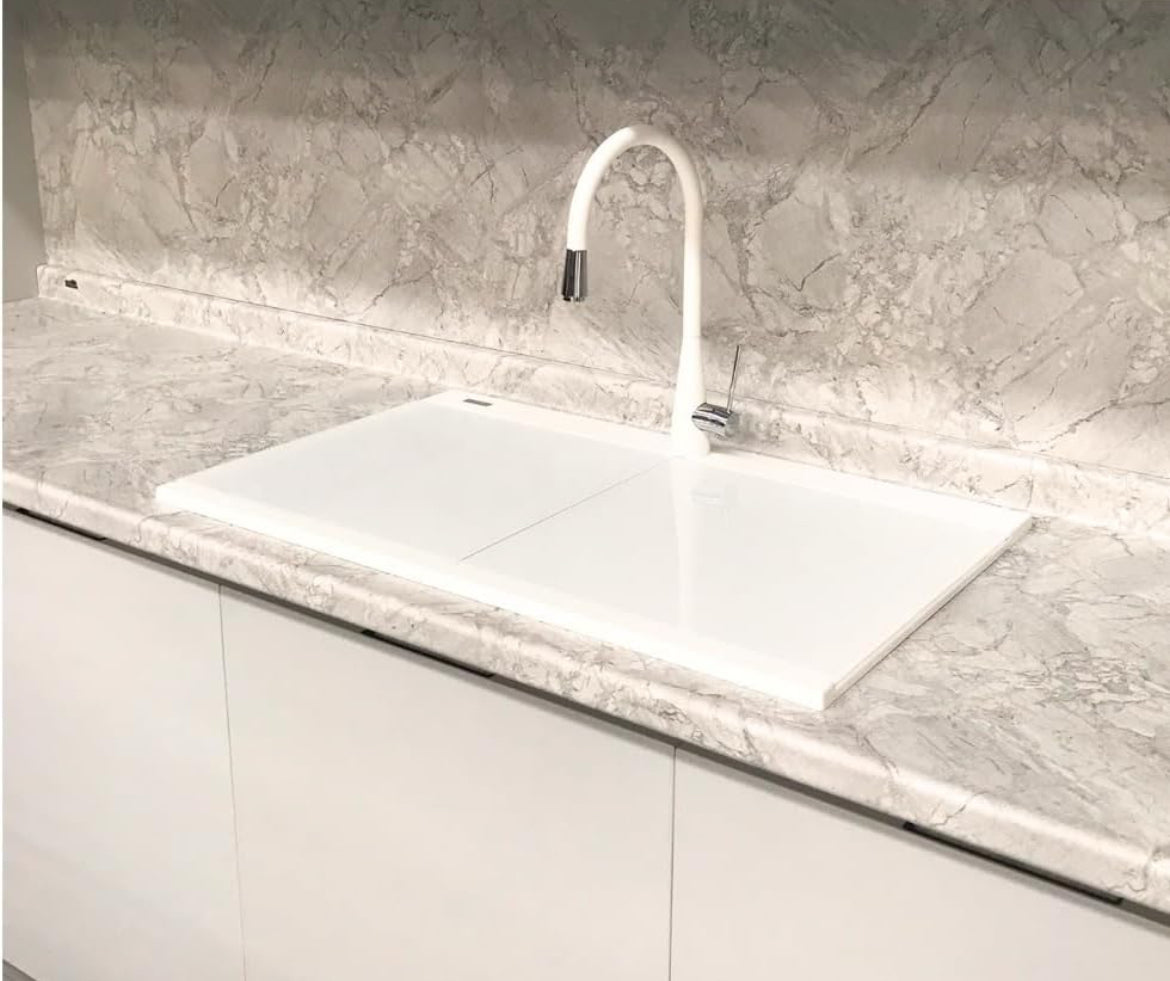 Lavello TELMA- LX8620S BIANCO LATTE - base 90cm