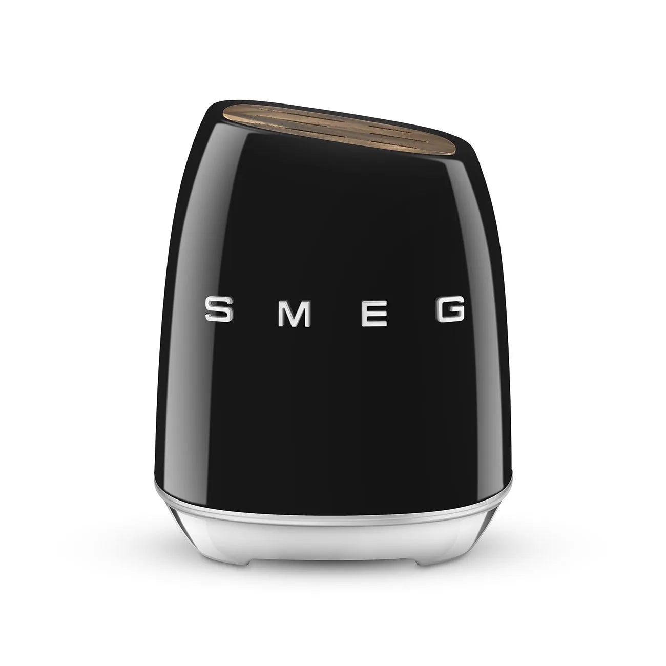 SMEG Ceppo con coltelli- KBSF02BL - 50's Style - Nero