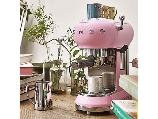 MACCHINA CAFFÉ SMEG ECF01PKEU, 1350 W, ROSA