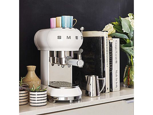 MACCHINA CAFFÉ SMEG ECF01WHEU, 1350 W, BIANCO