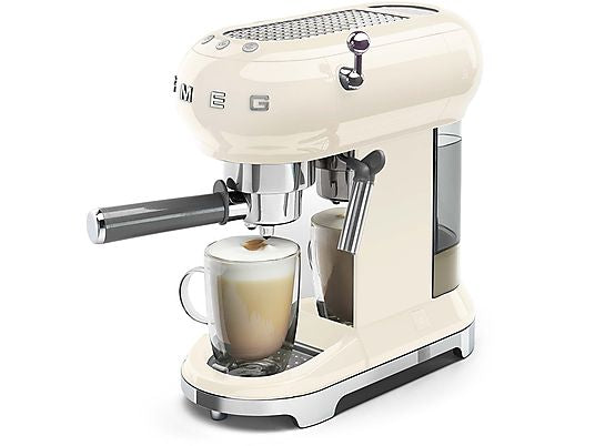 MACCHINA CAFFÉ SMEG ECF01CREU, 1350 W, PANNA