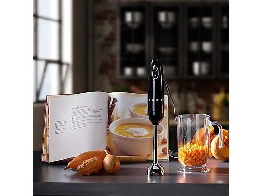 FRULLATORE AD IMMERSIONE SMEG HBF22BLEU NERO