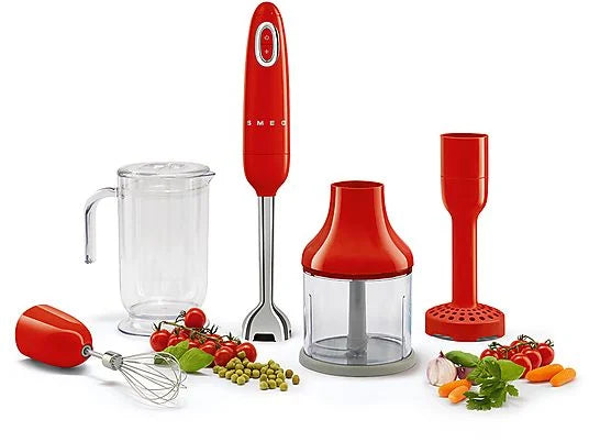 FRULLATORE AD IMMERSIONE SMEG HBF22RDEU ROSSO
