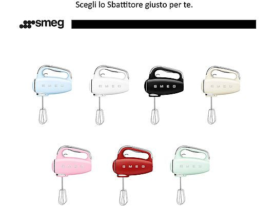 SBATTITORE SMEG HMF01PGEU VERDE PASTELLO
