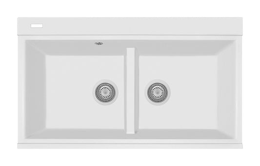 Lavello TELMA- LX8620S BIANCO LATTE - base 90cm