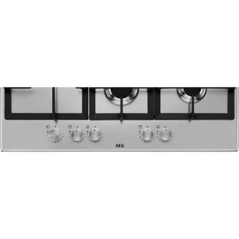 Piano cottura- AEG HGB75520SM SERIE 6000- Speed Burner 75 cm- Acciaio INOX