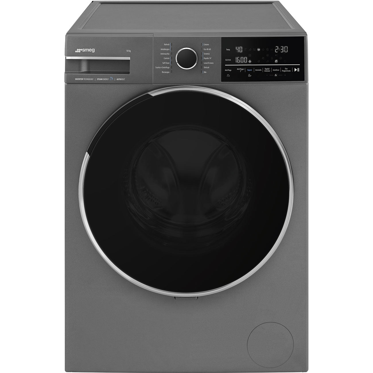 Lavatrice - SMEG Design WNG06SLAA10 - 10 kg - grigio