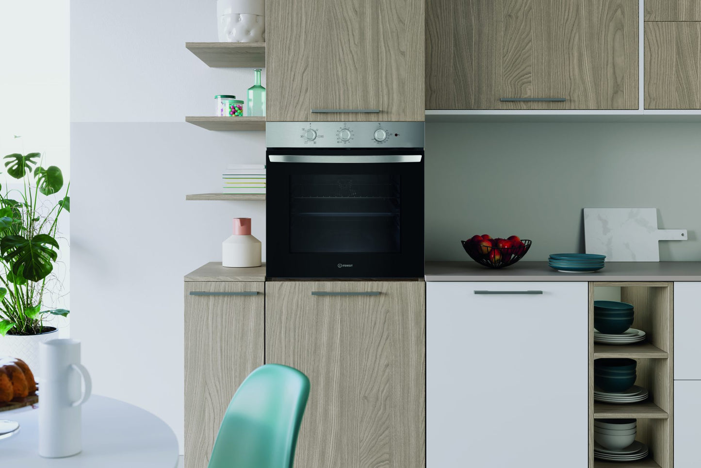 Forno da incasso - INDESIT IO2350HX 66LT MULTI6 A INOX 3MANOPOLE