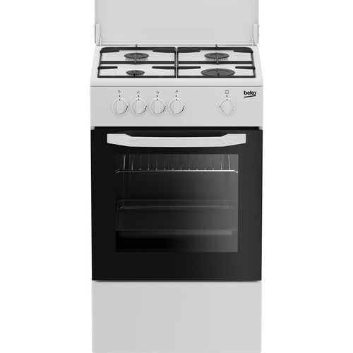 CUCINA LIBERA INSTALLAZIONE - BEKO CSG42009DW BIANCA - 50x50 FORNO A GAS