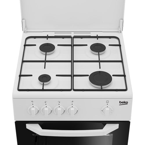 CUCINA LIBERA INSTALLAZIONE - BEKO CSG42009DW BIANCA - 50x50 FORNO A GAS