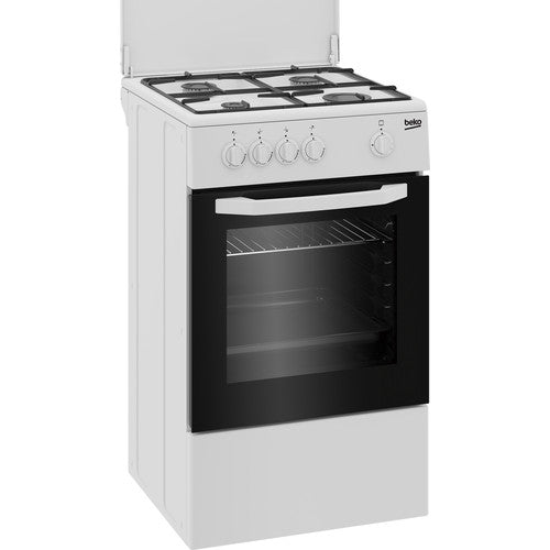 CUCINA LIBERA INSTALLAZIONE - BEKO CSG42009DW BIANCA - 50x50 FORNO A GAS