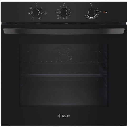Forno da incasso - INDESIT IO235HB - 66LT MULTI6 A NERO 3MANOPOLE IDROLITICO