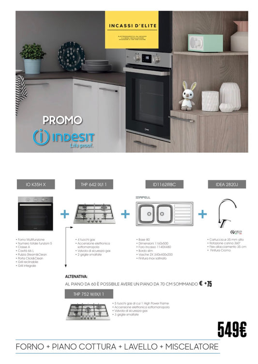 KIT PROMOZIONE INDESIT - INOX