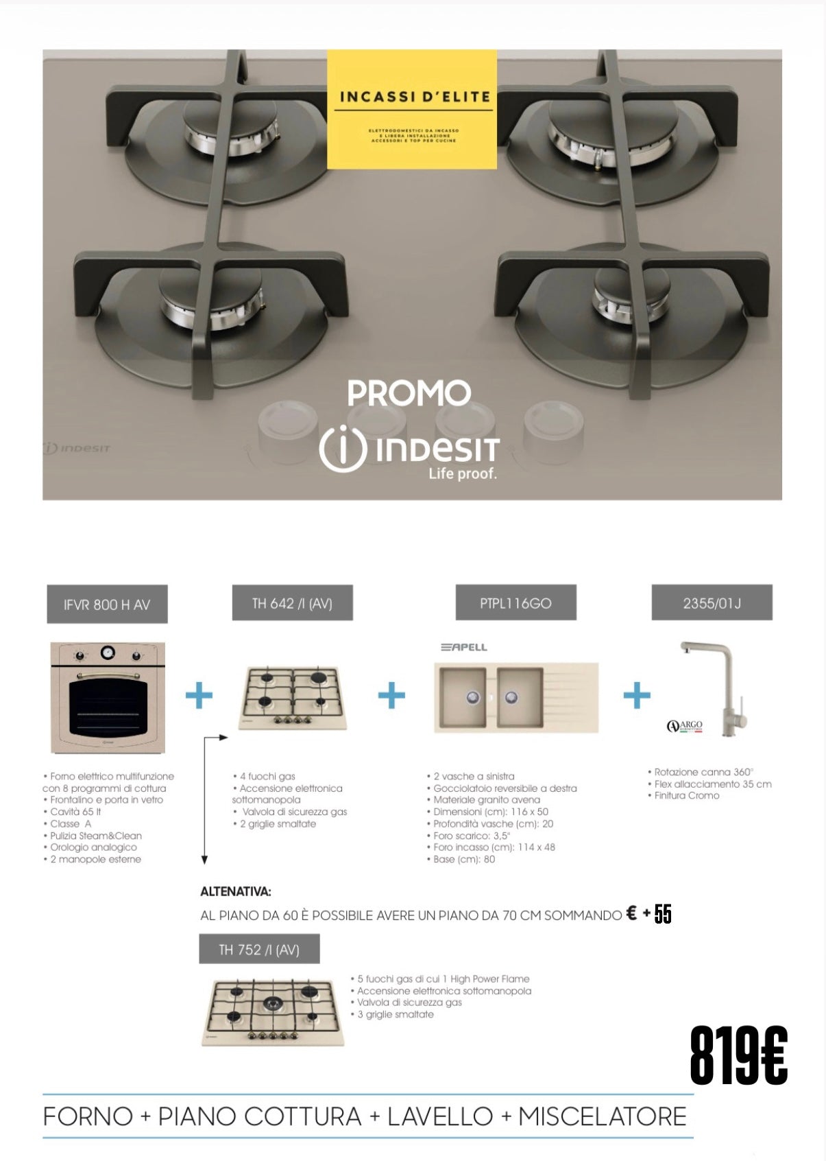 KIT PROMOZIONE INDESIT - AVENA