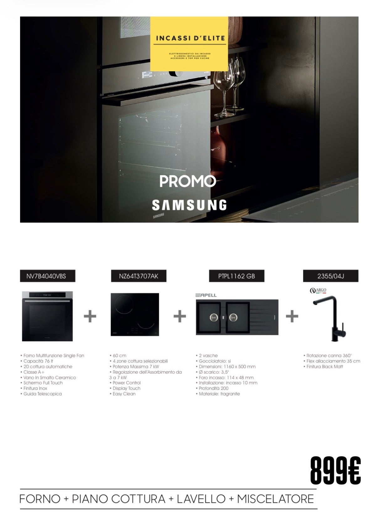 KIT PROMOZIONE SAMSUNG - BLACK