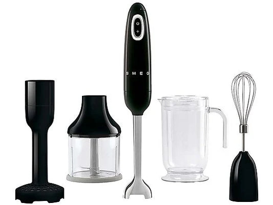 FRULLATORE AD IMMERSIONE SMEG HBF22BLEU NERO