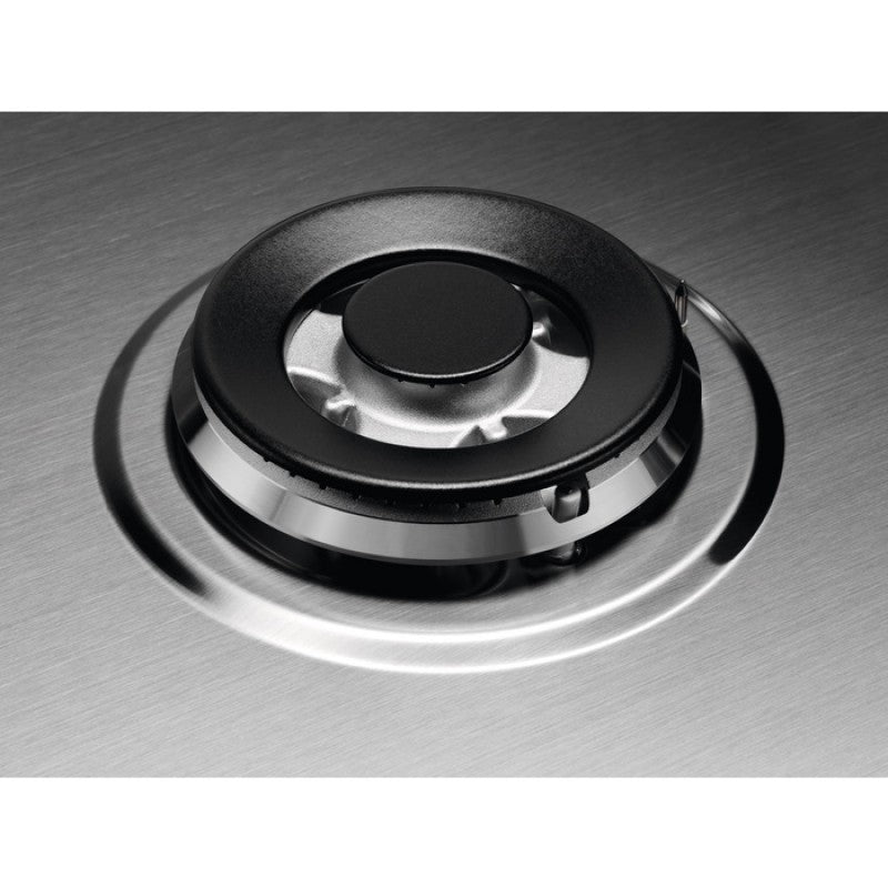 Piano cottura- AEG HGB75520SM SERIE 6000- Speed Burner 75 cm- Acciaio INOX