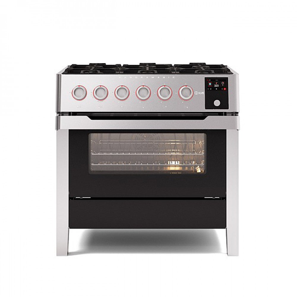 Cucina Libera Installazione - ILVE PM90 - PANORAMAGIC 90cm INOX