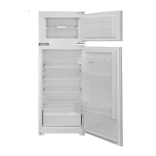 Frigoriferi da incasso - Schaub Lorenz SVDP245E - doppia porta, 209 L, Classe E, Raffreddamento Statico, Bianco, cm 145x54x54